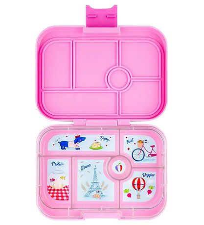 Yumbox Evslaatikko M. 6 huonetta - Bento Original - Fifi Vaalea