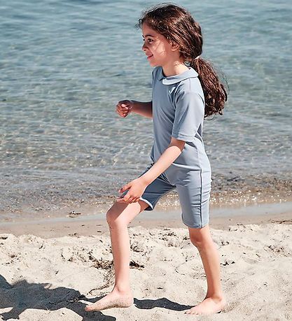 Petit Crabe Coverall Swimsuit - Palma - UV50+ - Petrol