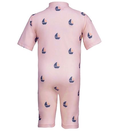 Petit Crabe Coverall Swimsuit - Natsu - UV50+ - Rose Boat