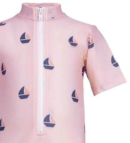 Petit Crabe Coverall Swimsuit - Natsu - UV50+ - Rose Boat