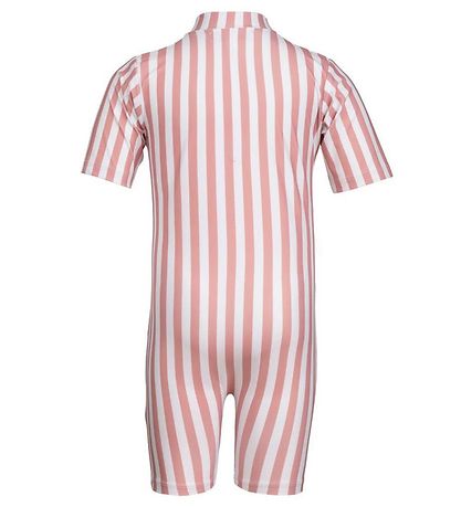 Petit Crabe Coverall Swimsuit - Natsu - UV50+ - Candy Stripes