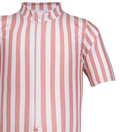 Petit Crabe Coverall Swimsuit - Natsu - UV50+ - Candy Stripes