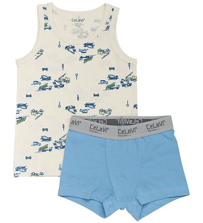 CeLaVi Underwear Set - Undershirt/Boxers - Daiquiri Green