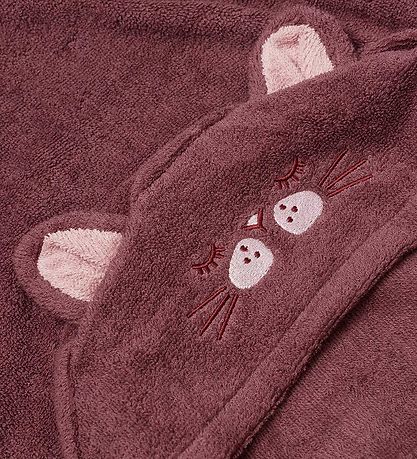 Pippi Hooded Towel - 70x120 cm - Old Rose