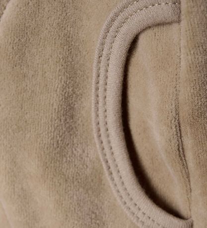 Fixoni Sparkdräkt m. Body l/ä - Velour - Dune
