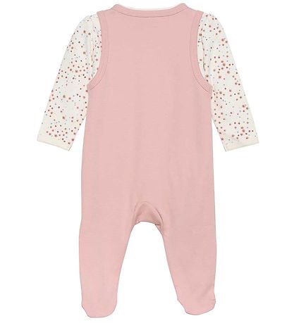 Fixoni Strampler m. Body l/ä - Misty Rose