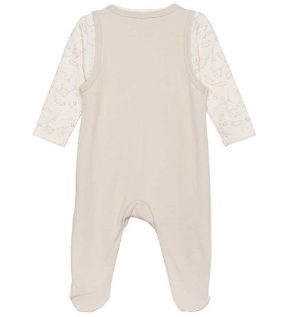 Fixoni Romper w. Bodysuit l/s - Oatmeal