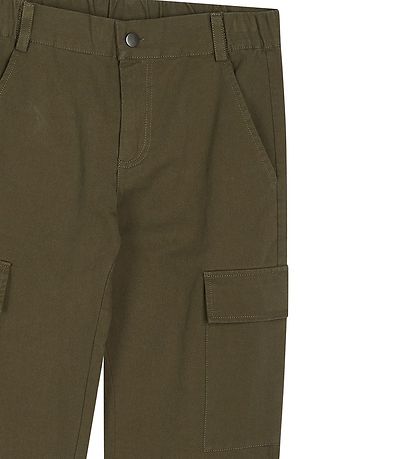 Grunt Trousers - Lea - Cargo - Army