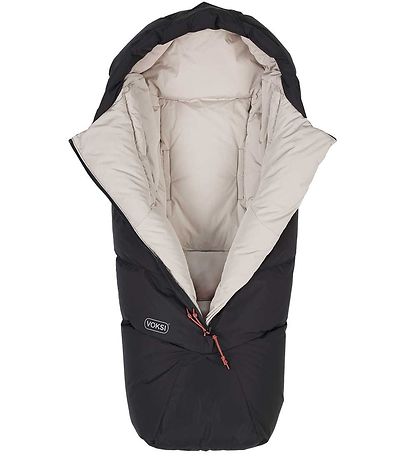 Voksi Footmuff - Adventure North - Black/Seashell Sand