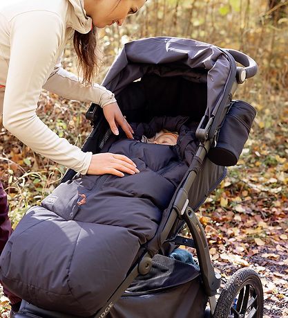 Voksi Footmuff - Adventure North - Poppy Blue/Seashell Sand