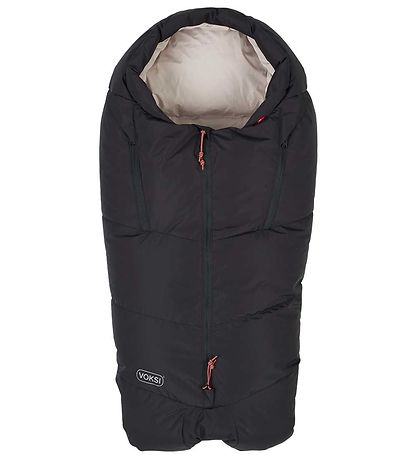 Voksi Footmuff - Adventure - Black/Seashell Sand