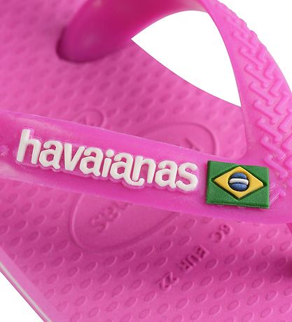 Havaianas Flip Flops - Baby Brazil Logo - Rose Gum