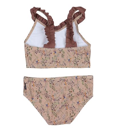 Mikk-Line Bikini - Nougat w. Flowers