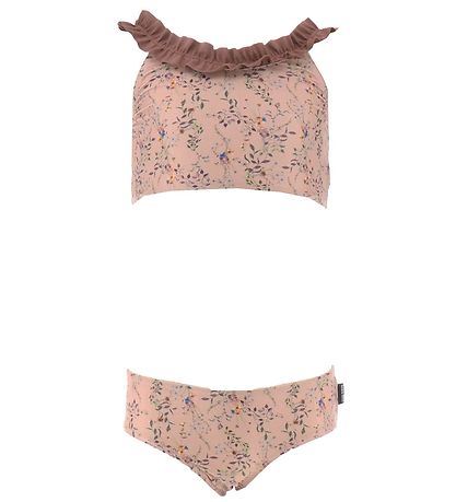 Mikk-Line Bikini - Nougat w. Flowers