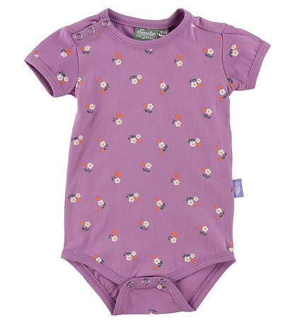 Danefæ Bodysuit s/s - Danahorn - Soft Viola NINIFLOWER