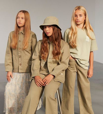 Sofie Schnoor Girls Bucket Hat - Sage Green