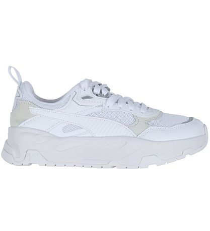 Puma Strigaskór - Trinity Jr - White/Silfur