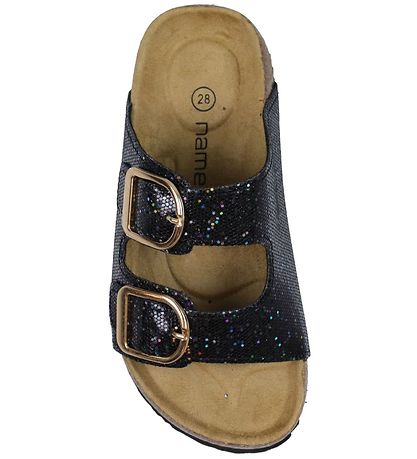 Name It Sandals - Noos - NkfFlora - Black w. Glitter