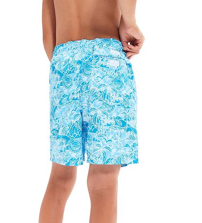 Speedo Badshorts - Tryckt - Blå