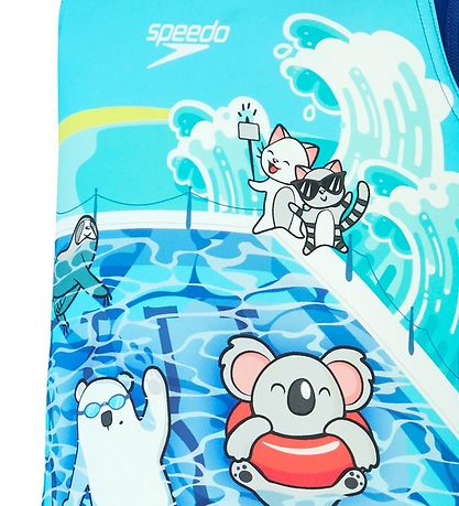 Speedo Swimsuit - Digital Printed - Blue