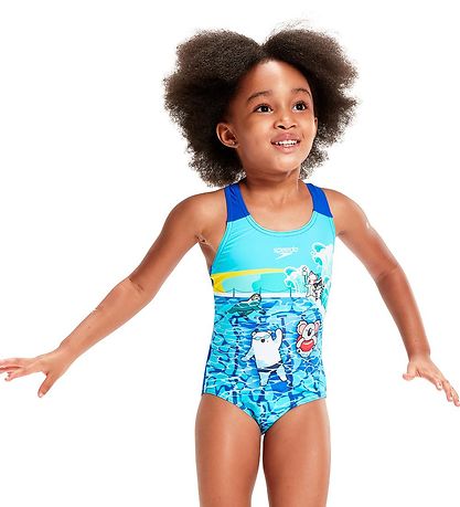 Speedo Swimsuit - Digital Printed - Blue
