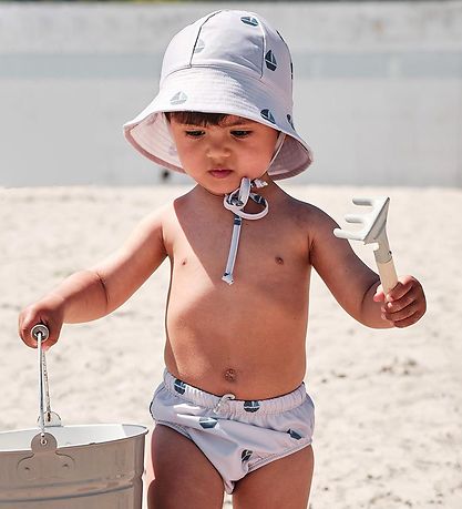 Petit Crabe Swim Diaper - Leo - UV50+ - Sand Boat