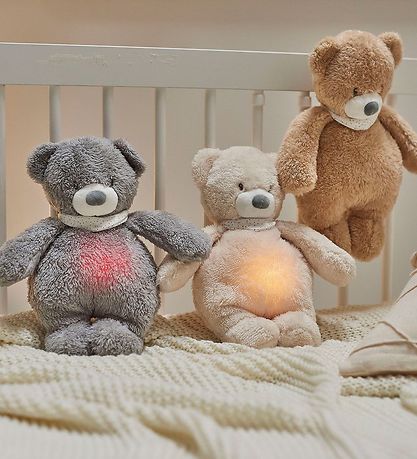 Nattou Sleeping teddy bear w. Night light/Sound - Sleepy Dog - 3