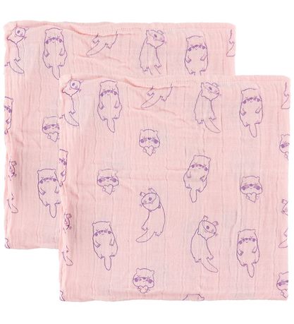 Pippi Muslin Cloths - 6-Pack - 65x65 cm - Orchid