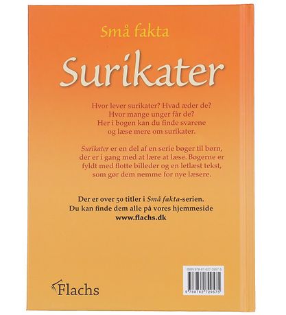 Gads Forlag Book - Little facts - Meerkats - Danish