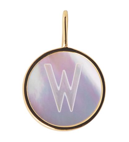 Design Letters Hengiskraut Til Hálsmen - W - Pearl Gold
