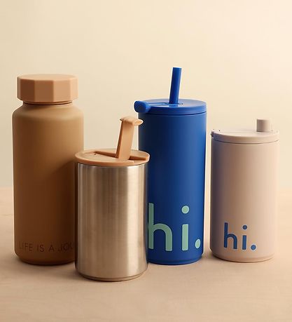 Design Letters Thermo Bottle - 500 mL - Beige
