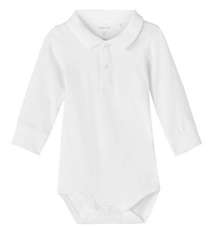 Name It Pololichaam l/s - NbmHolger - Bright White