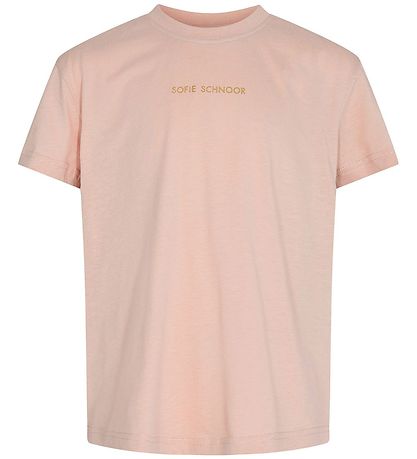 Sofie Schnoor Stelpur Stuttermabolur - Light Rose