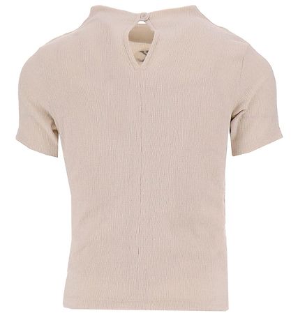 Calvin Klein Topp - Light Crinkle Topp - Whitecap Grå