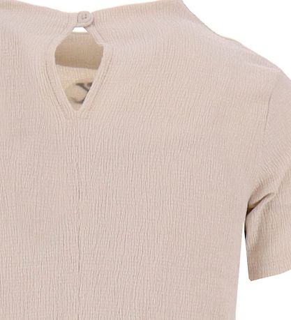 Calvin Klein Topp - Light Crinkle Topp - Whitecap Grå