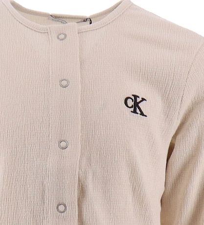 Calvin Klein Cardigan - Light Crinkle - Whitecap Grey