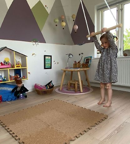 BabyDan Spielmatte - 90x90 cm - Kork