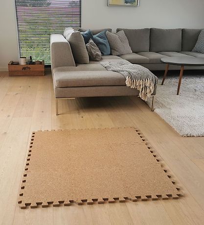 BabyDan Spielmatte - 90x90 cm - Kork
