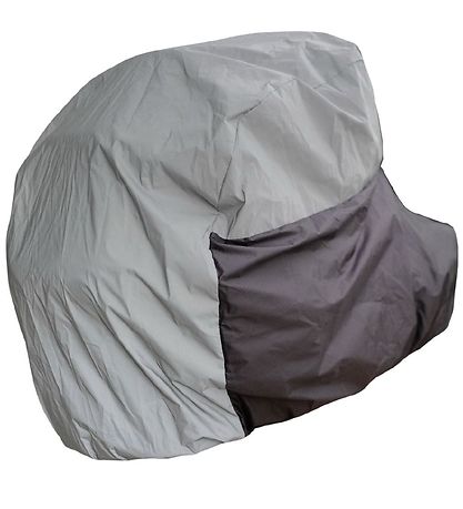 BabyDan Pram Rain Cover To Pram - 100 cm - Black w. Reflex
