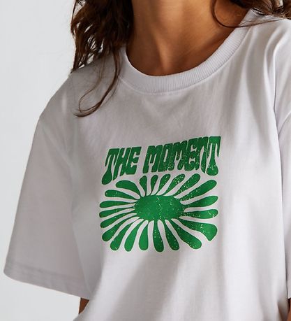 Grunt T-Shirt - Mason - Weiß m. Grün Print