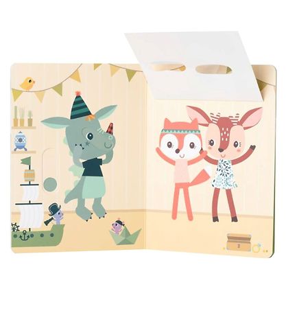 Lilliputiens Activity Book - Pop-Up Book - Birthday Party