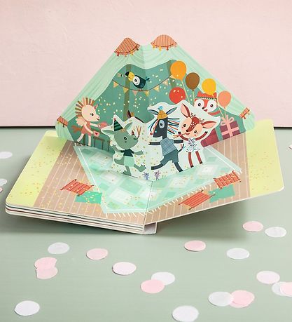 Lilliputiens Activity Book - Pop-Up Book - Birthday Party