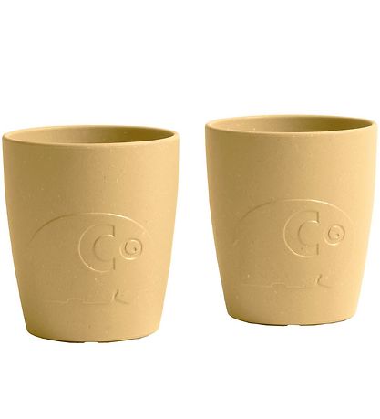 Sebra Becher - 2er-Pack - Wheat Yellow