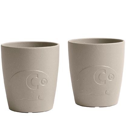 Sebra Becher - 2er-Pack - Bootssteg Beige
