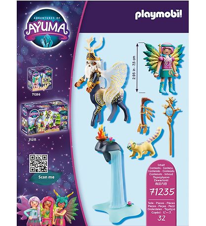 Playmobil Ayuma - Abjatus med ridderfeen Hildi - 71235 - 32 Part