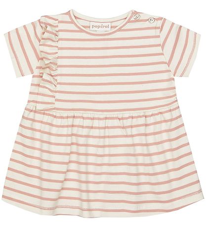 Popirol Kleid - Poanneli Babykleid - Striped Vanilla