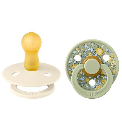 BIBS X Liberty Colour Pacifiers - 2-Pack - Size 2 - Round - Eloi