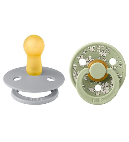 BIBS X Liberty Colour Pacifiers - 2-Pack - Size 2 - Round - Cape