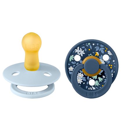 BIBS X Liberty Colour Pacifiers - 2-Pack - Size 2 - Round - Cham