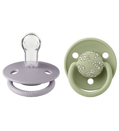 BIBS X Liberty De Lux Schnuller - 2er-Pack - Onesize - Rund - Ca